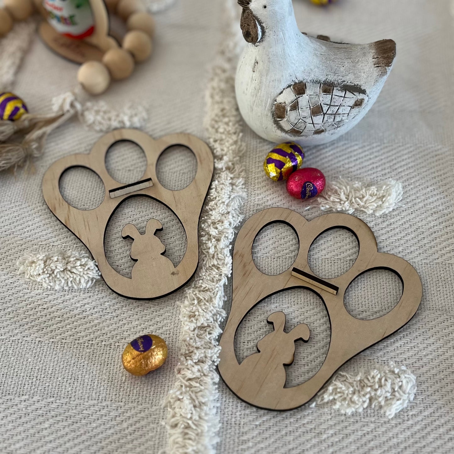 Bunny Feet Stencil