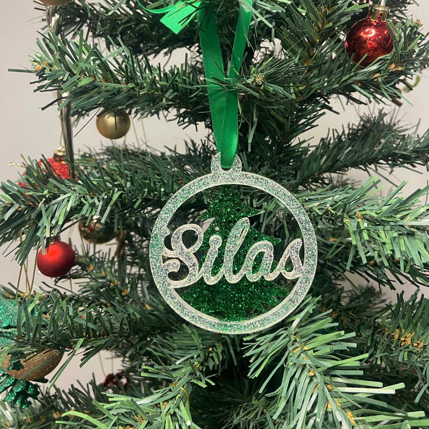 Glitter Name Bauble