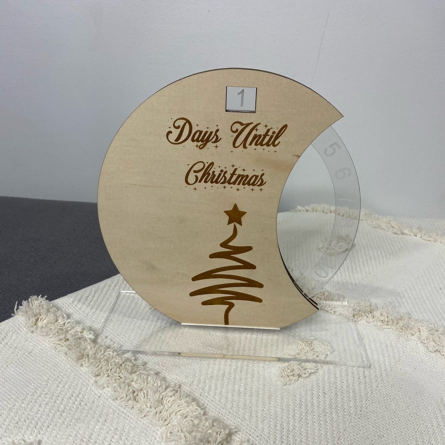 Days Until Xmas - Spinning Countdown Calendar