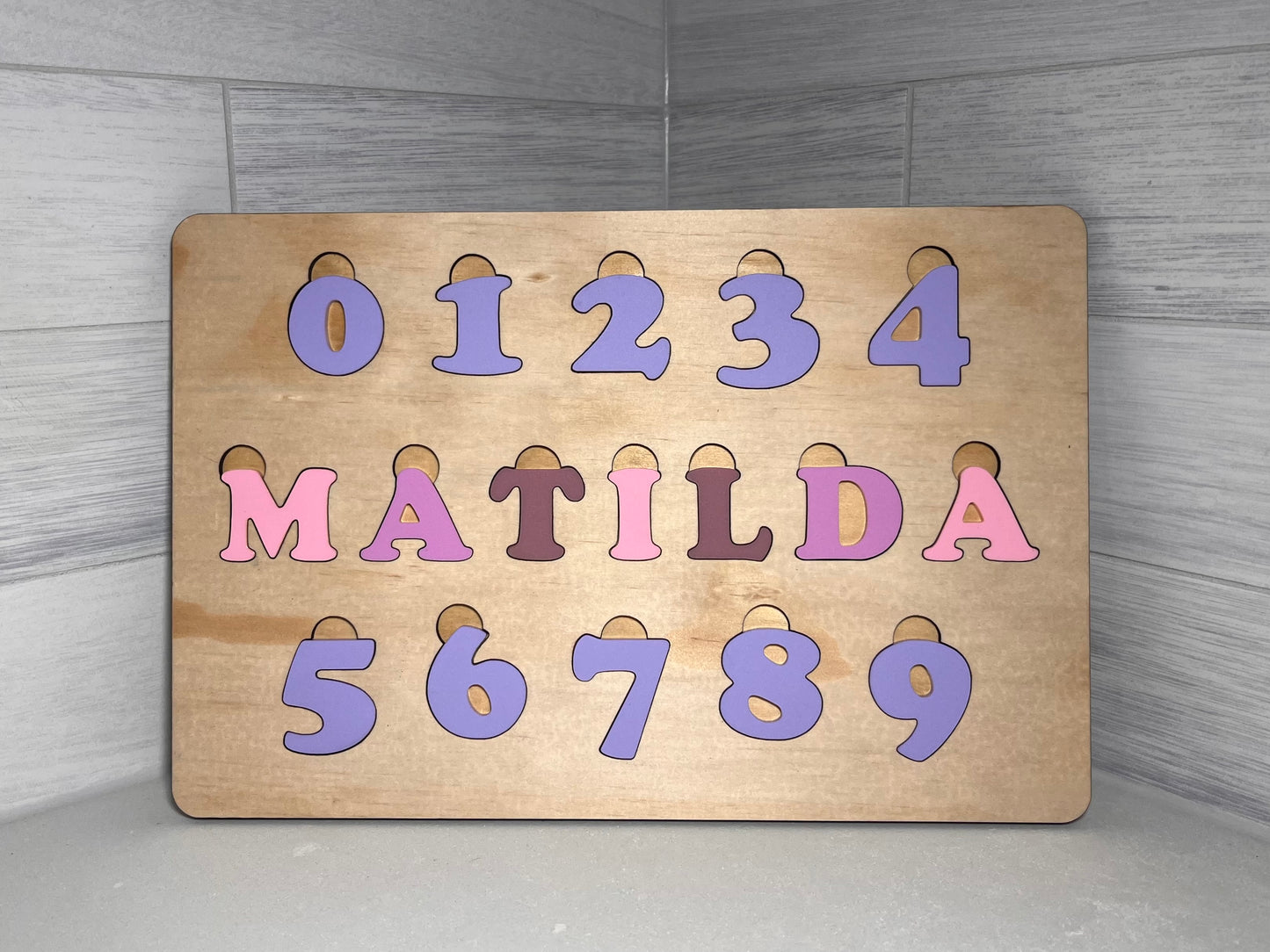 Personalised Name & Number Puzzle