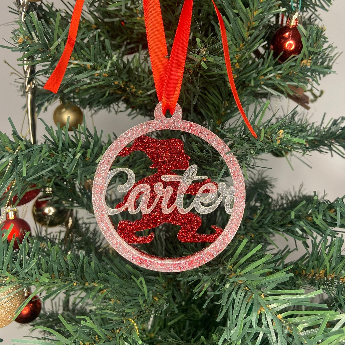 Glitter Name Bauble