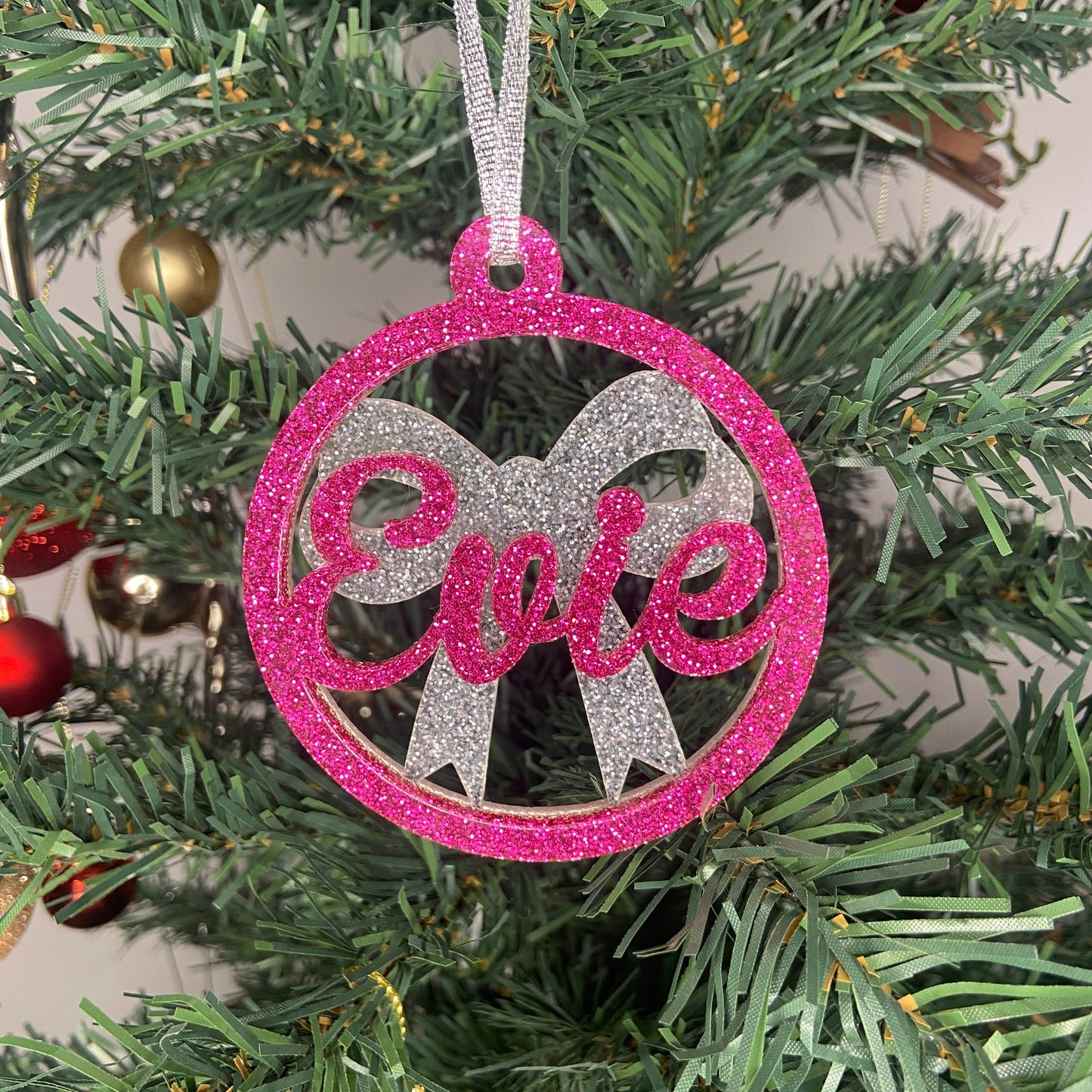 Glitter Name Bauble