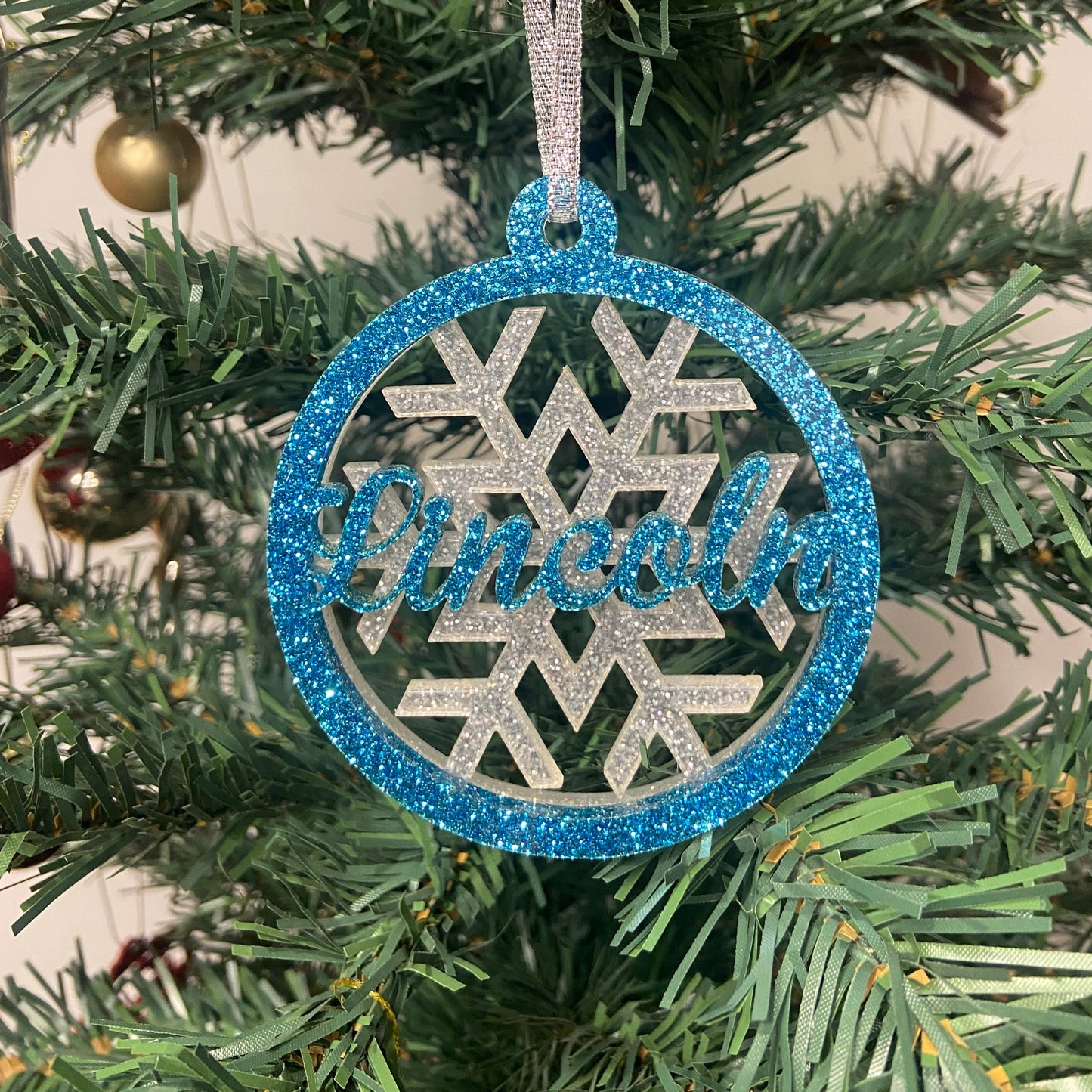 Glitter Name Bauble