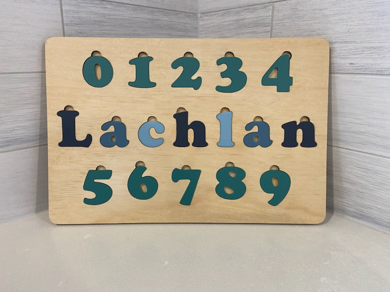 Personalised Name & Number Puzzle