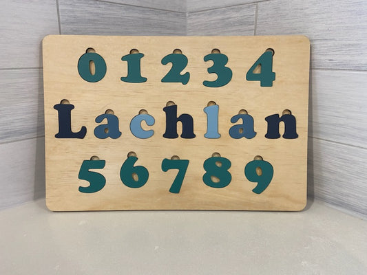 Personalised Name & Number Puzzle